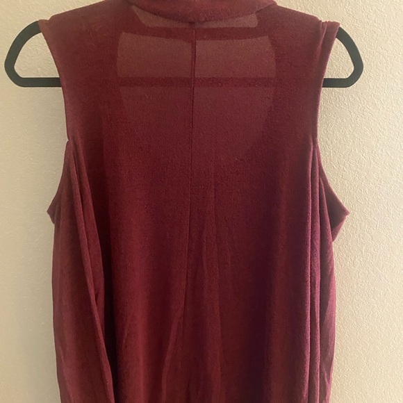 Maurice’s choker style cold shoulder sweater - Picture 5 of 5